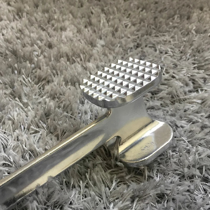 Meat Tenderizer Tool — Dual-Sided Aluminum Alloy Meat Mallet