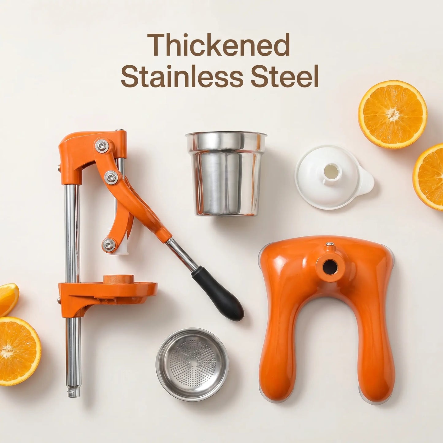 Stainless Steel Manual Juicer Hand Press —  Professional Lever Citrus Juicer