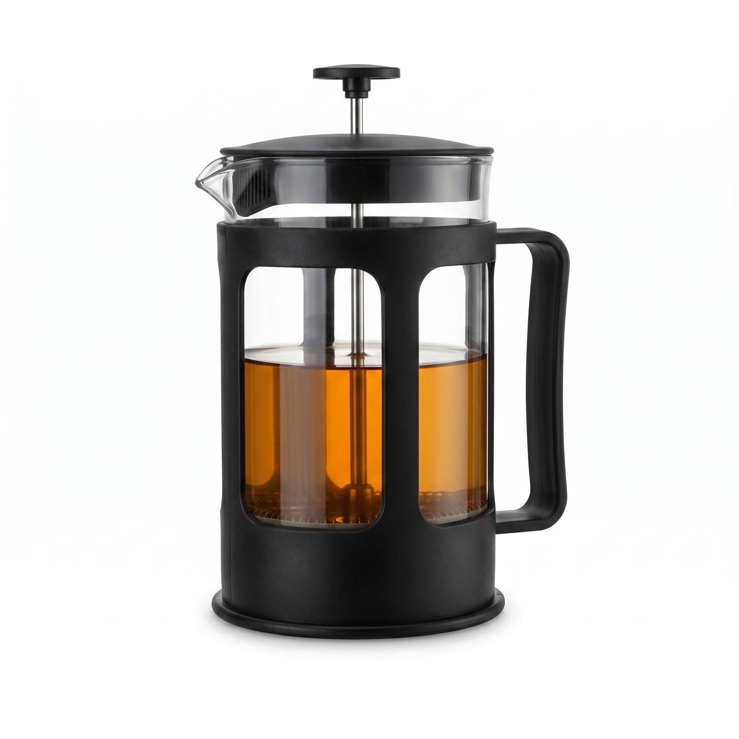 Glass French Press Coffee & Tea Brewer — Stainless Steel Filter 350ML & 600ML