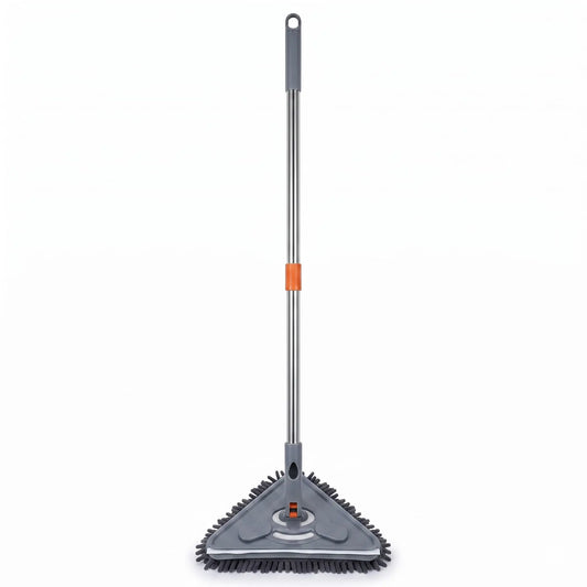 Wall Cleaner Mop with Long Handle —  360° Triangle Head for Walls & Ceilings
