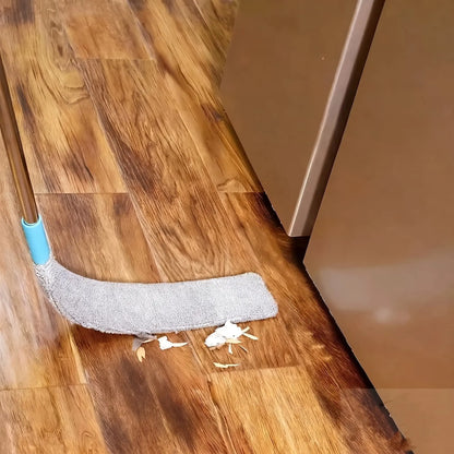 Wall Mop Cleaner with Long Handle and Bendable Head —  Flexible Duster for Ceiling & Gaps