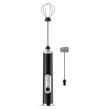 Electric Handheld Mixer & Milk Frother —  3-Speed USB Rechargeable Wireless Whisk