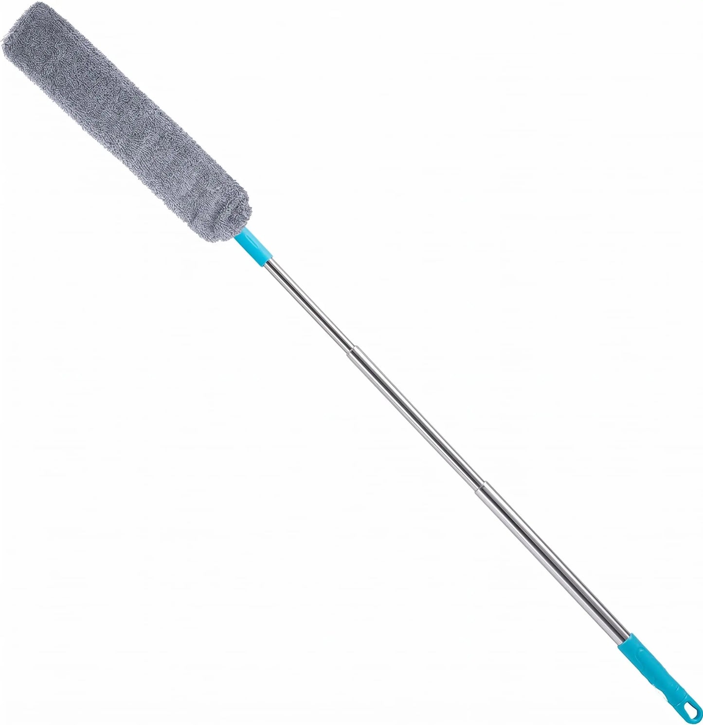 Wall Mop Cleaner with Long Handle and Bendable Head —  Flexible Duster for Ceiling & Gaps