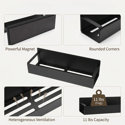 Magnetic Spice Rack for Refrigerator — Space-Saving Fridge Shelf