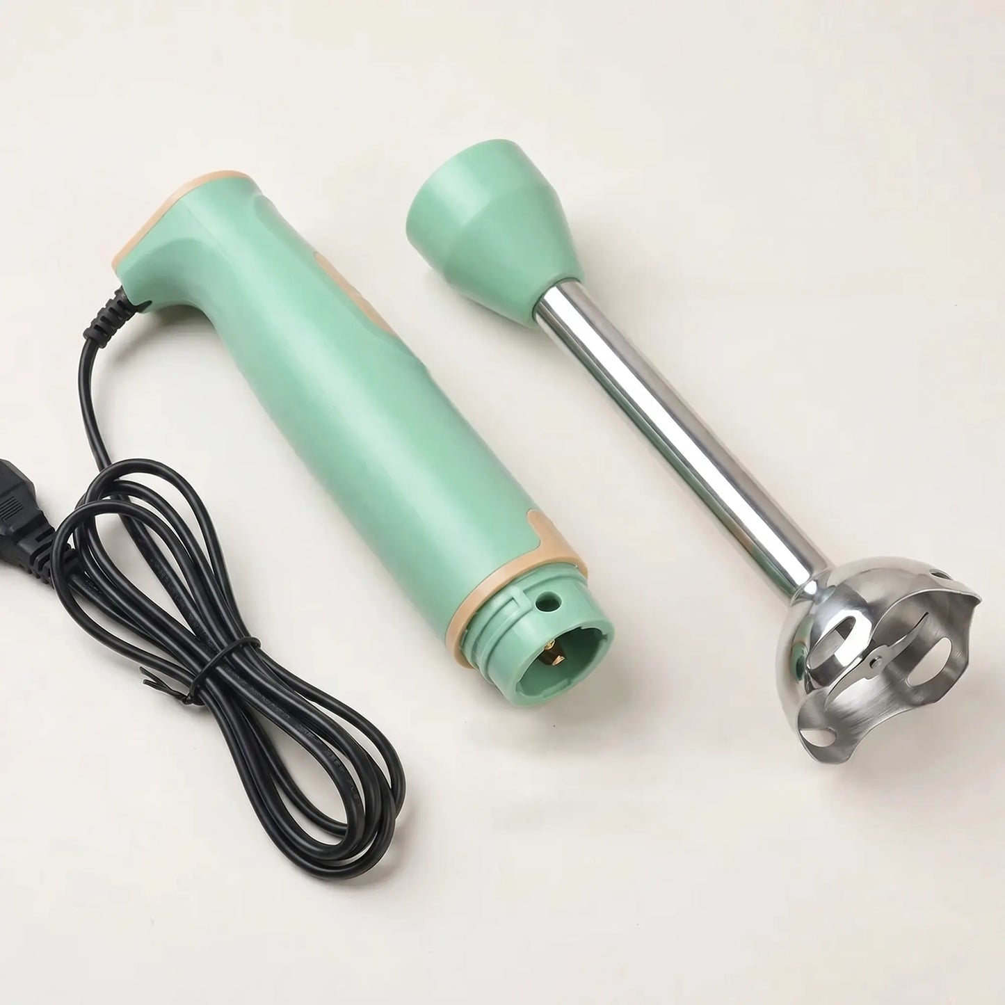 Immersion Blender Handheld 400W — Stainless Steel Stick Blender for Soups
