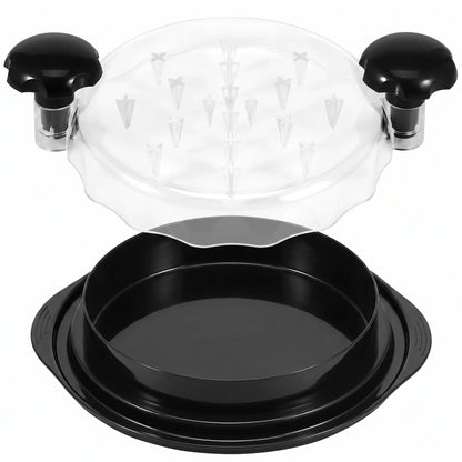 Chicken Shredder Tool Twist — Manual  Meat Shredder with Clear Lid & Handles