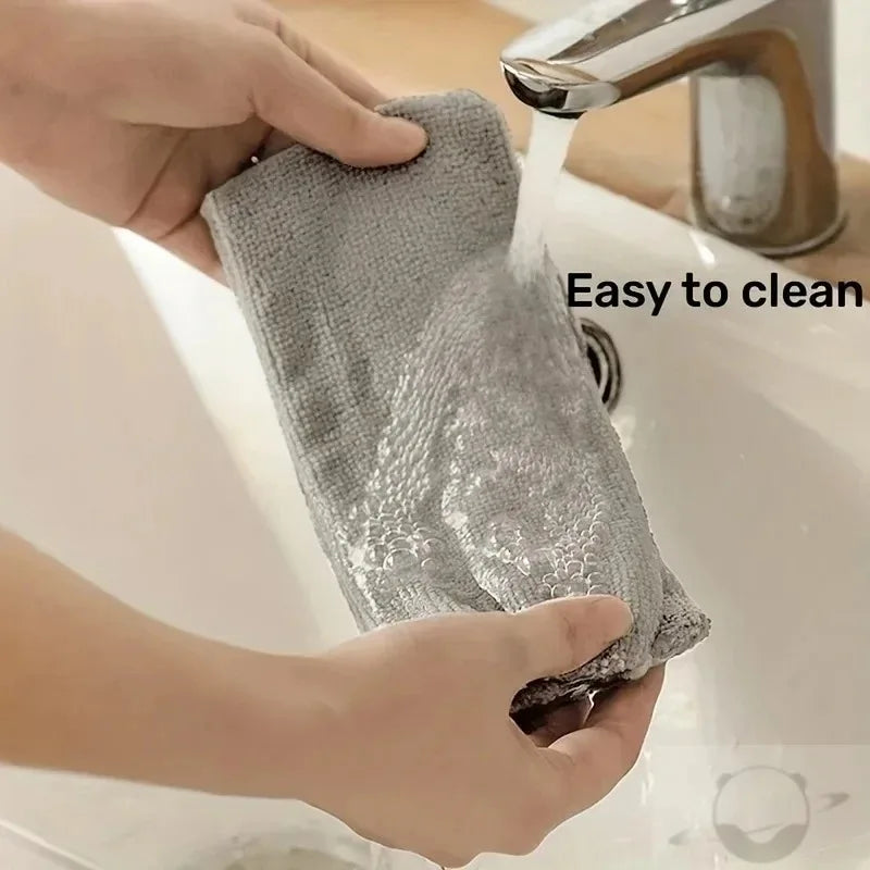 Wall Mop Cleaner with Long Handle and Bendable Head —  Flexible Duster for Ceiling & Gaps