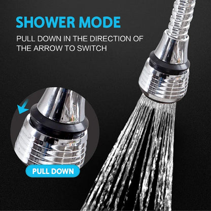 Faucet Sprayer Attachment — Rotating Water-Saving Kitchen Extender