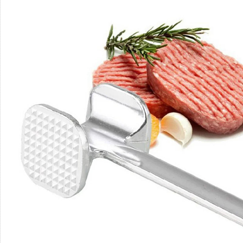 Meat Tenderizer Tool — Dual-Sided Aluminum Alloy Meat Mallet