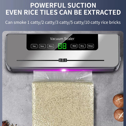 Vacuum Sealer for Food — 4-Mode Electric Food Sealing Machine