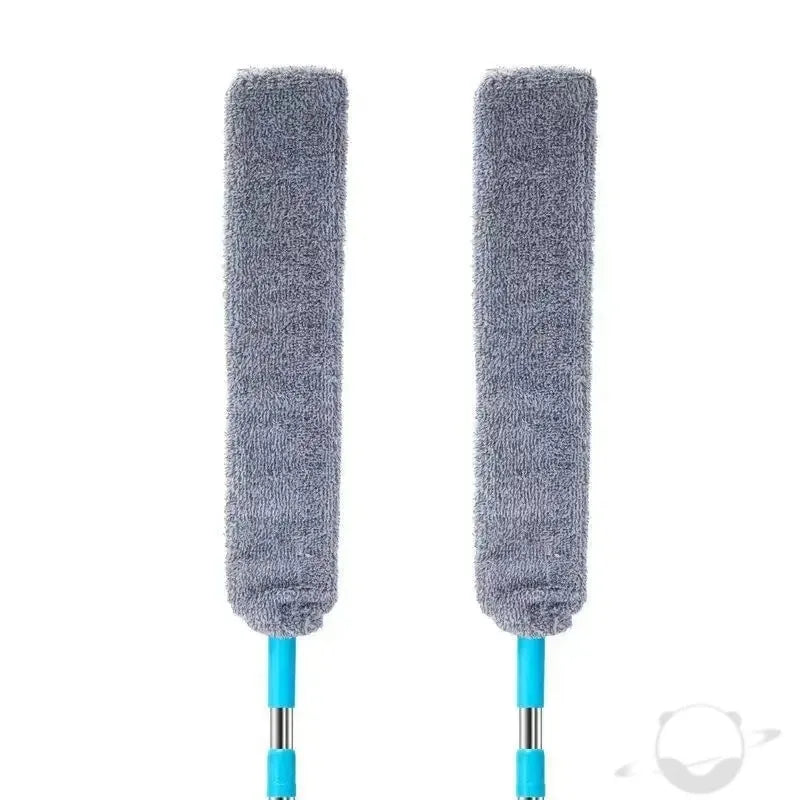 Wall Mop Cleaner with Long Handle and Bendable Head —  Flexible Duster for Ceiling & Gaps