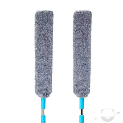 Wall Mop Cleaner with Long Handle and Bendable Head —  Flexible Duster for Ceiling & Gaps