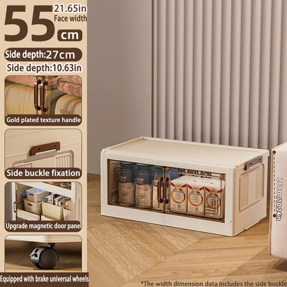 Foldable Plastic Storage Cabinet —  Modular Wardrobe Organizer 1–6 Tiers