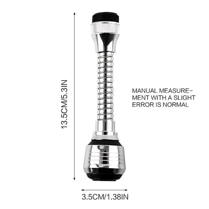 Faucet Sprayer Attachment — Rotating Water-Saving Kitchen Extender