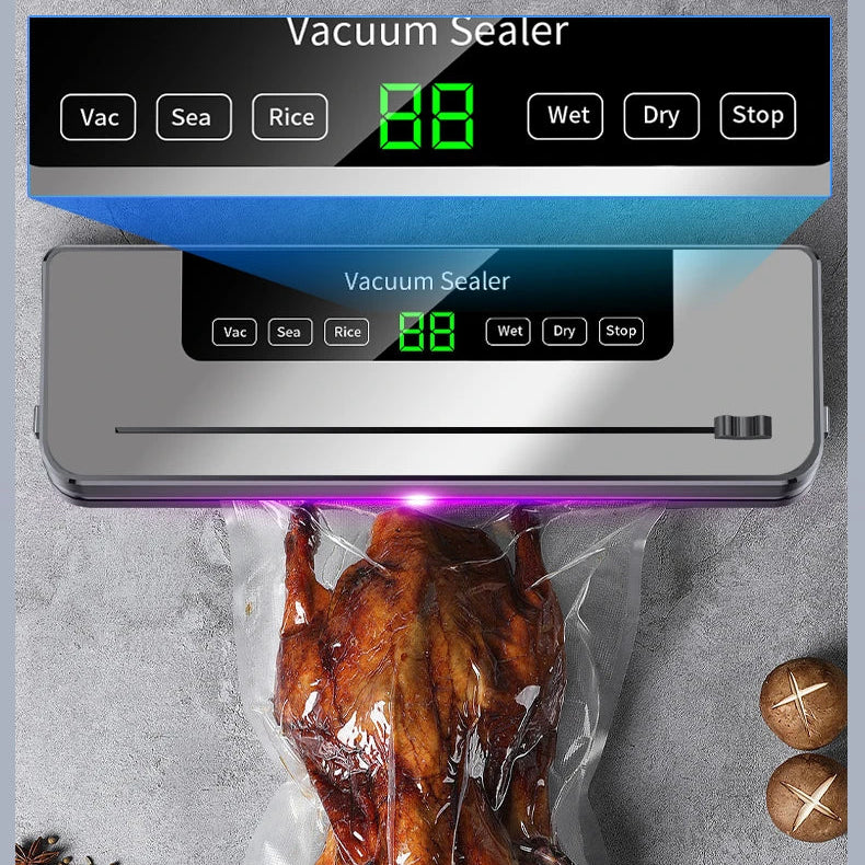 Vacuum Sealer for Food — 4-Mode Electric Food Sealing Machine