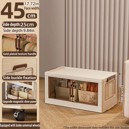 Foldable Plastic Storage Cabinet —  Modular Wardrobe Organizer 1–6 Tiers